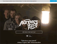 Tablet Screenshot of harpersferryshow.com